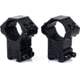 Wulf Optics Match Rifle Scope Rings, High, 09-11 mm, Black, 1, WU5017
