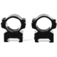 Wulf Optics Match Rifle Scope Rings, Medium, Picatinny, Black, 1, WU5009