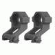Yankee Hill Machine Dual Offset Scope Ring Set 30mm Weaver Matte Black