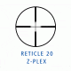 Zeiss Conquest MC Rifle Scope, 6.5-20x50mm, Second Focal Plane, Z-Plex Reticle, Stainless Steel, 5214549920