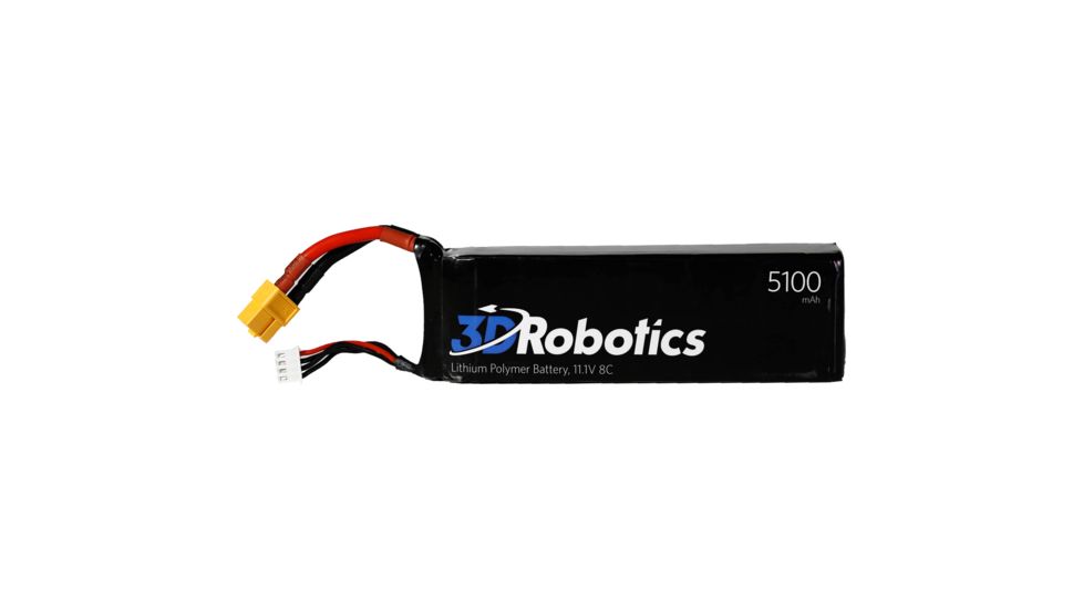 3D Robotics IRIS Plus 5100 mAh 3S 8C Lithium Polymer Battery w/XT60,JST-XH Connectors PRC0010