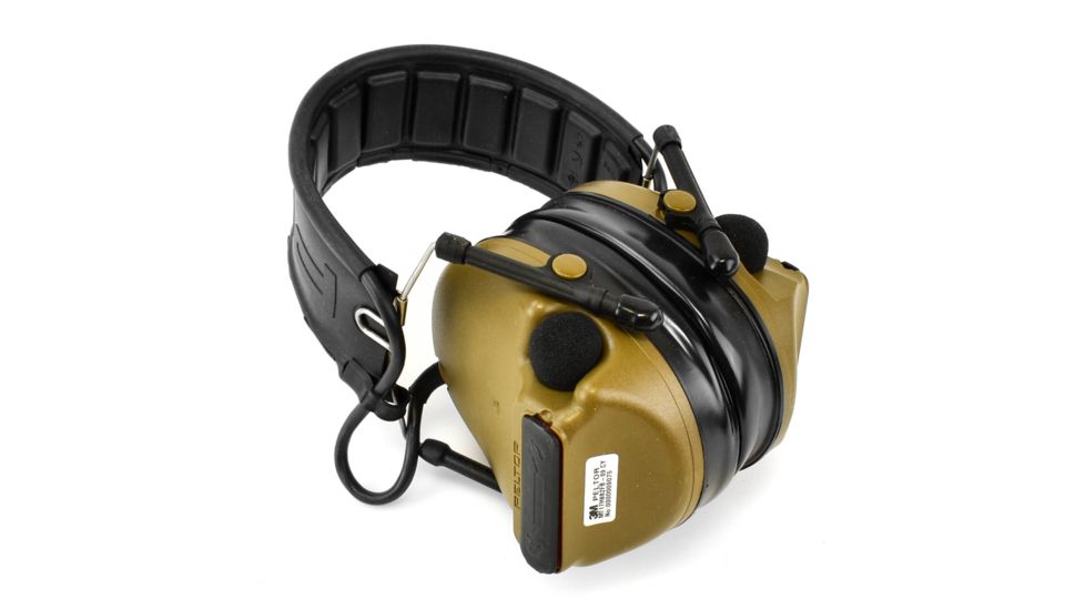 Peltor Comtac III Earmuffs, 23 DB, Coyote Brown, H682FB09CY