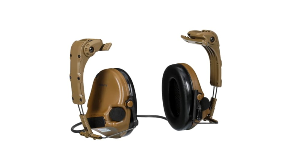 3M V Hearing Defender Headset w/IHPS Attachment, Coyote Brown, MT20H682HPS-09 CY