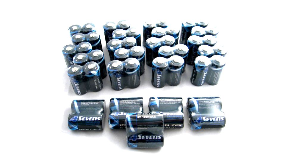 4Sevens CR123 Battery 50-Pack