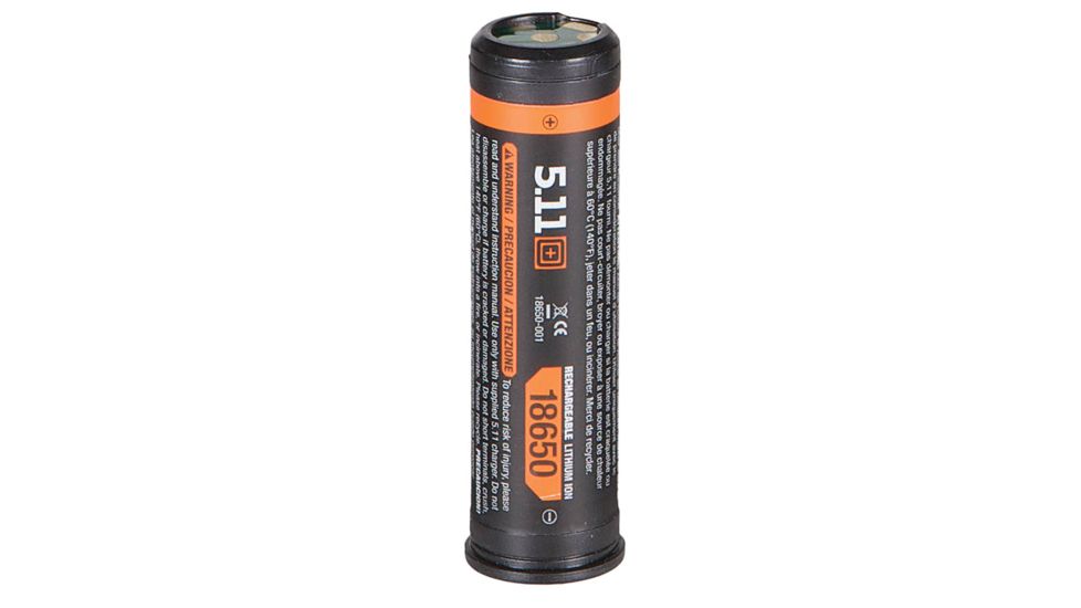 5.11 Tactical Li-Ion 18650 Rechargeable Battery Pack, Black, 1 SZ, 53168-019-1 SZ
