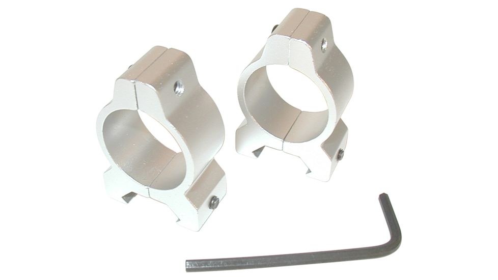 ADCO Scope Rings 1in, Nickel, RGN