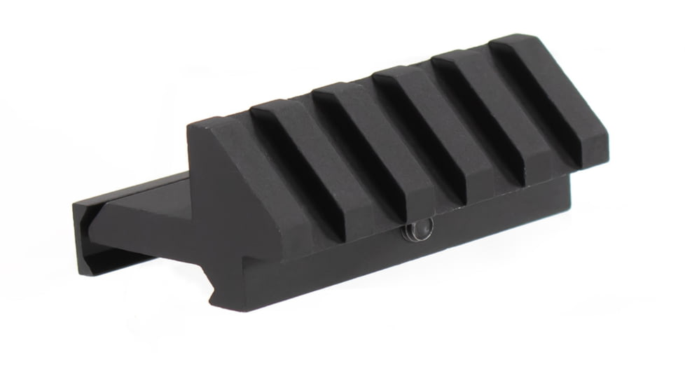 AIM Sports Inc 45 Degree Offset Picatinny Rail Mount, Black, Small, MT022
