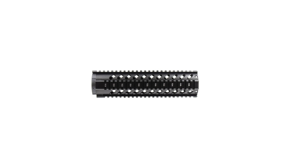 AIM Sports Inc AR Free Float Mid Length Quad Rail/V3, 10in, Black, Medium, MT061