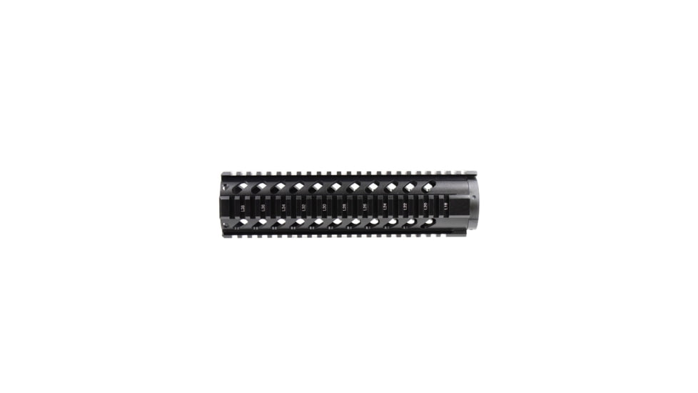 AIM Sports Inc AR Free Float Mid Length Quad Rail/V3, 10in, Black, Medium, MT061