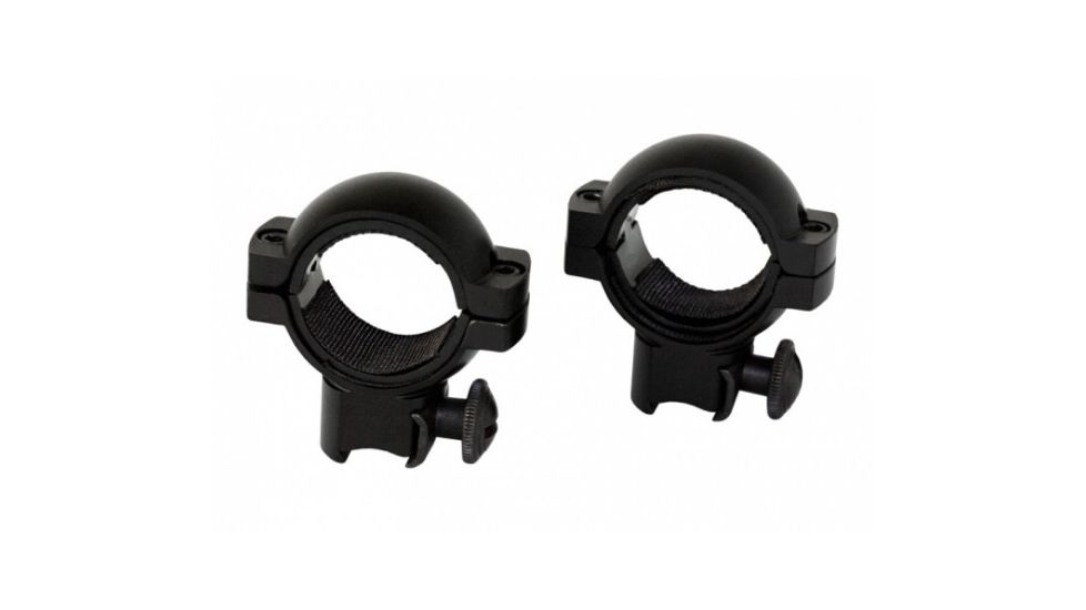 AimSports 30mm Rings 3/8 Dovetail/1in. Insert-Medium, Black QD30M