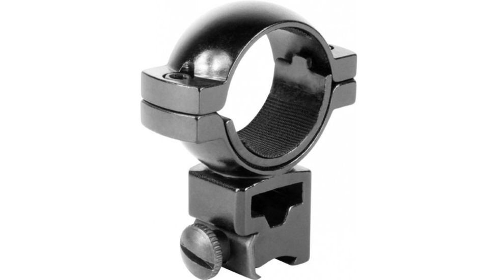 AimSports 30mm Rings 3/8in. Dovetail/1in. Insert-High, Black QD30T