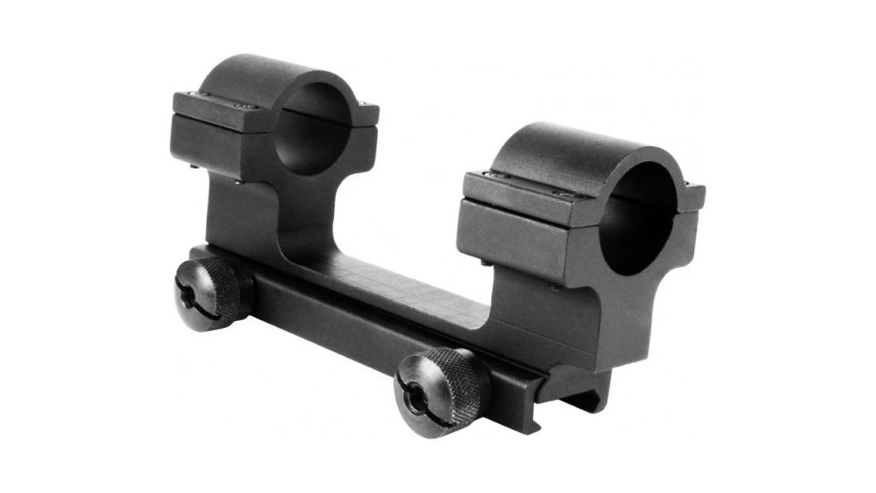 AimSports AR15 Flat Top Scope Ring Mount/1in., Black MT013