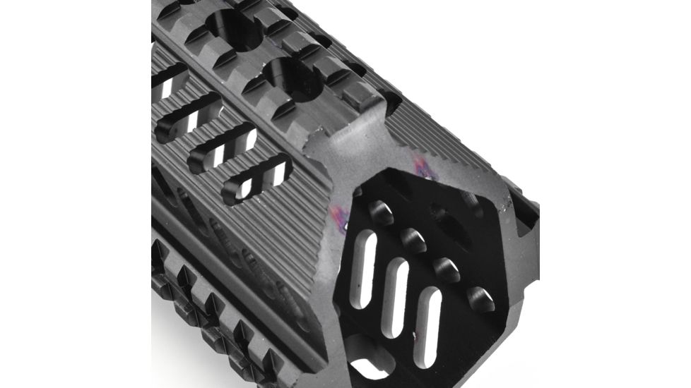 AimSports Full Length Tactical Shotgun Quad Rail w/ Side R870/R1100, Black MTQSG1, EDEMO1