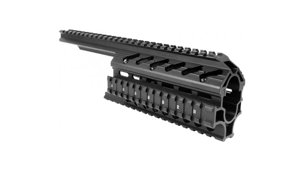 AimSports Galil Tactical Quad Rail, Black MG001Q