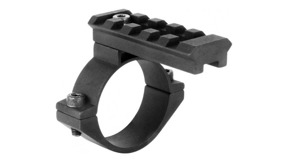 AimSports Picatinny Base 1in. Scopes Adaptor/Adjustable, Black MT049