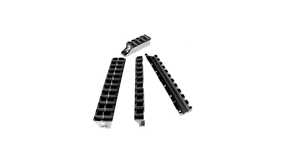 Aimtech 2pc. low profile no see- thru for Remington 870/1100/1100 most, Black RRLD2