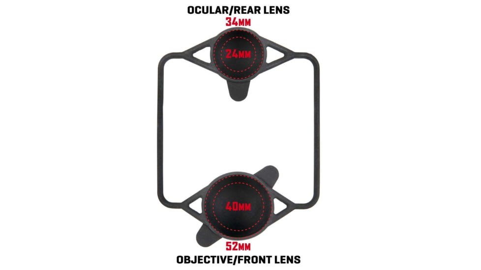 ALLEN 20174 DOUBLE COVER STRETCH SCOPE COVER LG