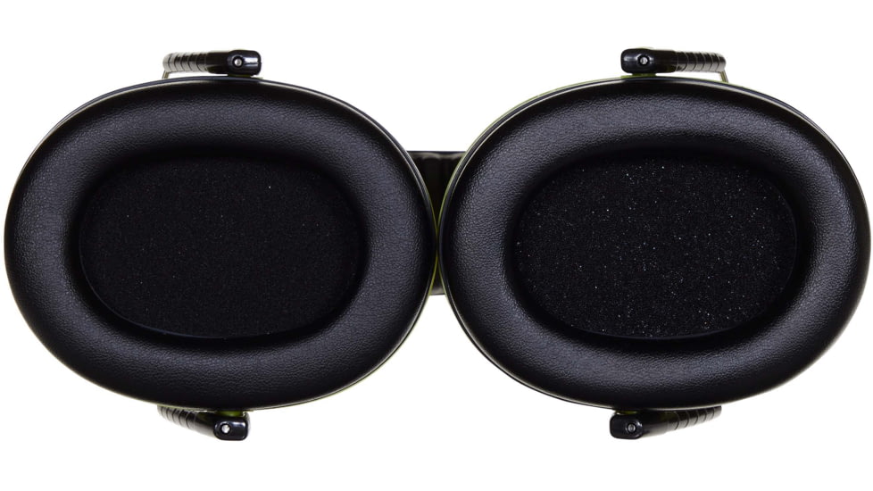 Allen Youth Sound Shield Foldable Safety Earmuffs, 21 dB NRR, ANSI S3.19 &amp; CE EN352-1 Hearing Protection Rated, Black/Chartreuse, One Size, 2327