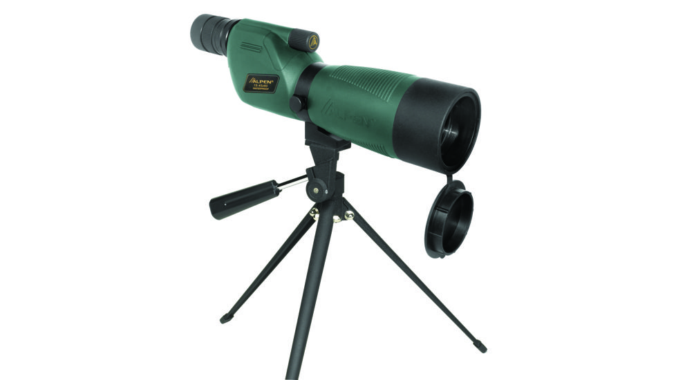 Alpen 15-45x60mm Compact Straight Spotting Scope, Green 725