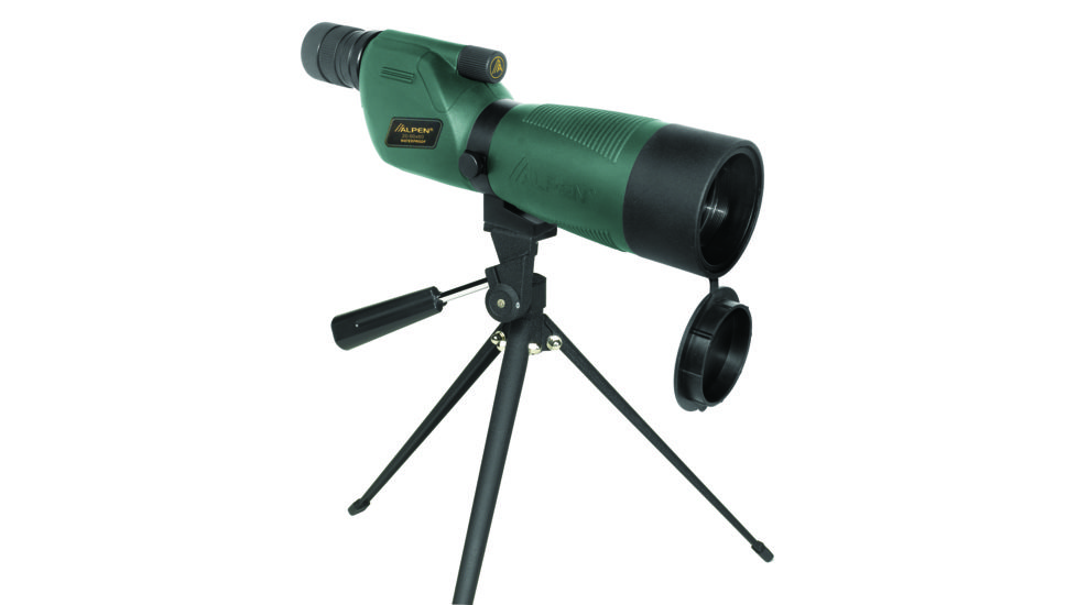 Alpen 20-60x60 Waterproof Straight Spotting Scope, Green, 742N