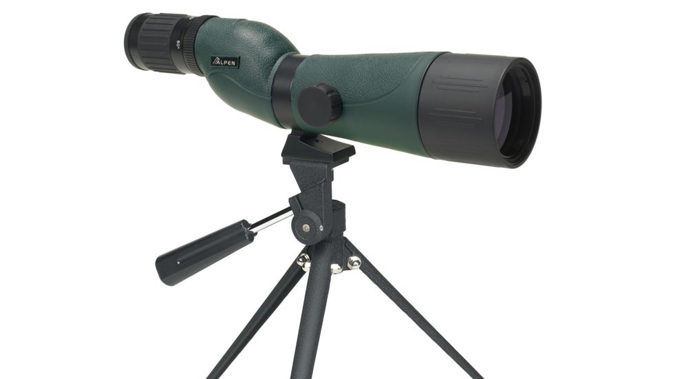 Alpen 20-60x60 Waterproof Straight Spotting Scope With Tripod, Nylon Case 742