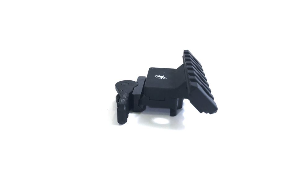 American Defense Manufacturing 45 Degree Offset Mount, 6in, Standard Lever, Black, AD-45-6R STD
