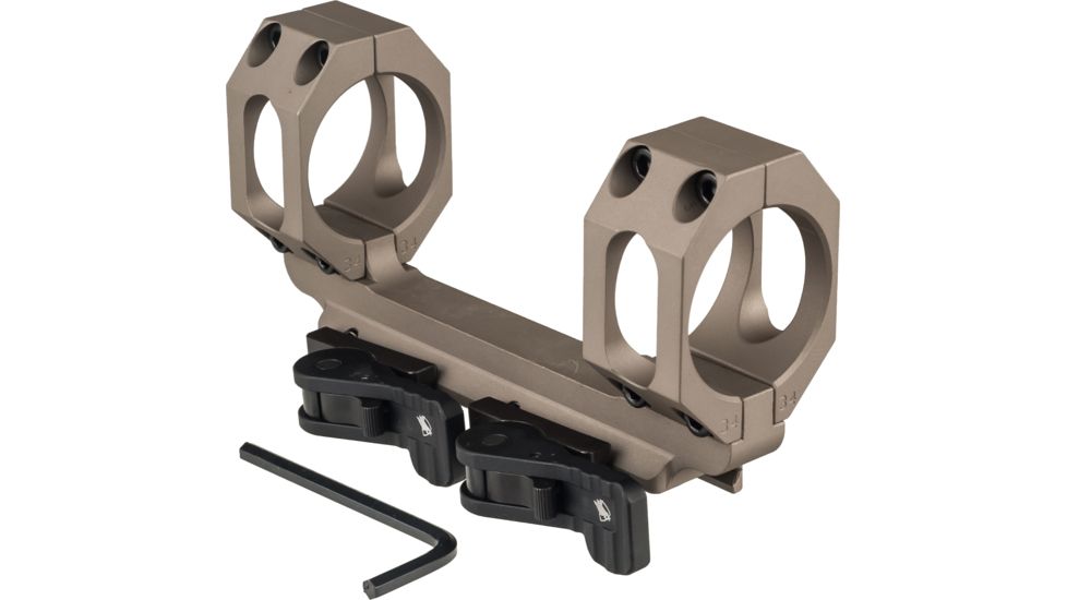 American Defense Manufacturing AD-RECON-SW Scope Mount, Tactical Lever, Flat Dark Earth, 34mm, AD-RECON-SW 34 TAC R FDE