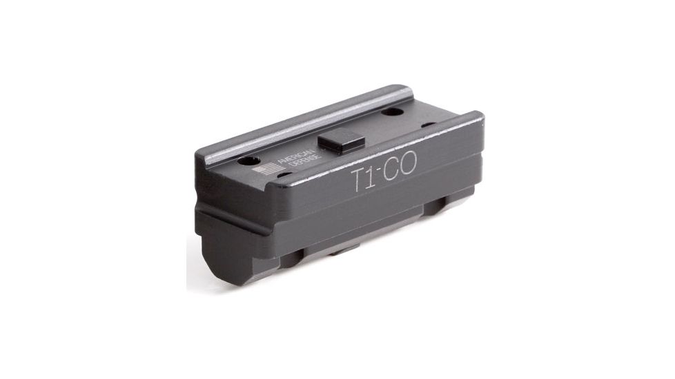 American Defense Manufacturing Aimpoint T1 Micro Cowitnesss Riser, Black, AD-T1-CO