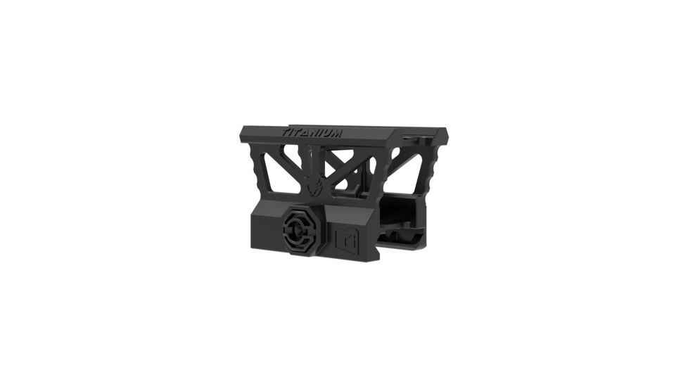 American Defense Manufacturing Aimpoint T1 Micro Mount -Co-witness- Full Titanium, Black AD-T1-CO-Ti