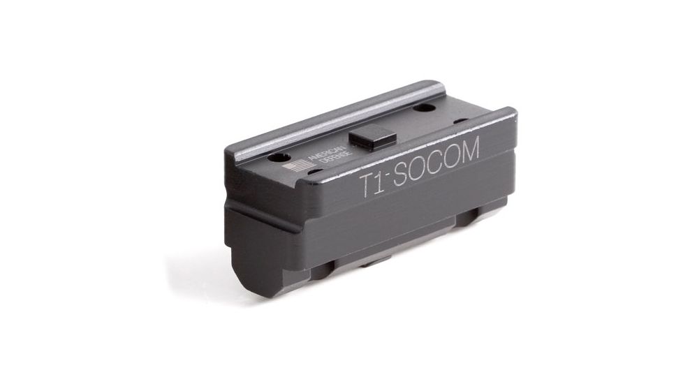 American Defense Manufacturing Aimpoint T1 Micro SOCOM Riser, Black, AD-T1-SOCOM