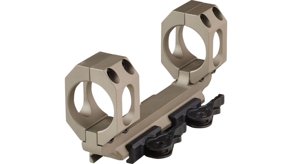 American Defense Manufacturing Dual Ring Scope Mount Straight Up, Spaced Wide to Fit Larger Scoped Like SCHMIDT &amp; BENDER, 34mm Rings, Flat Dark Earth, AD-RECON-SW 34 STD FDE-TL