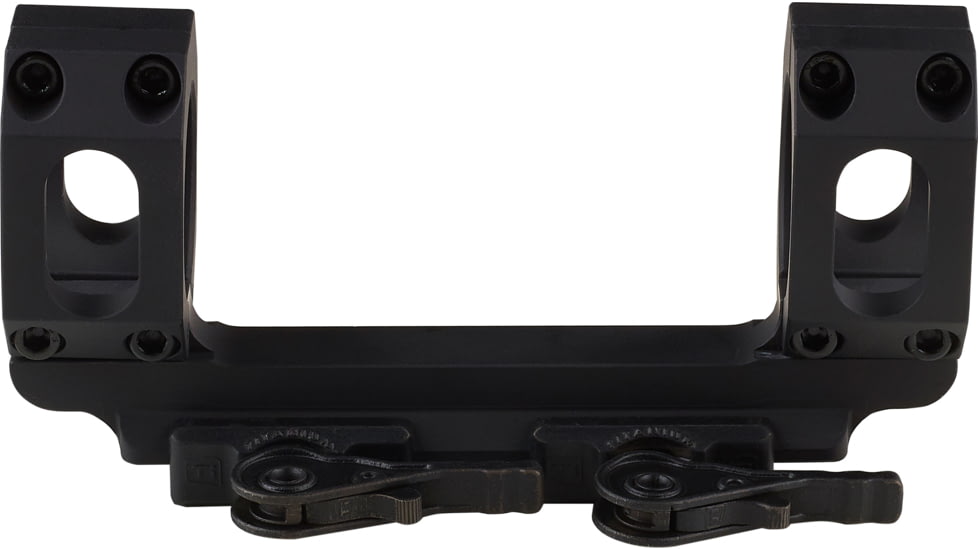 American Defense Manufacturing Dual Ring Scope Mount Straight Up, Spaced Wide to Fit Larger Scoped Like SCHMIDT &amp; BENDER, 35mm Rings, Black, AD-RECON-SW 35 STD-TL