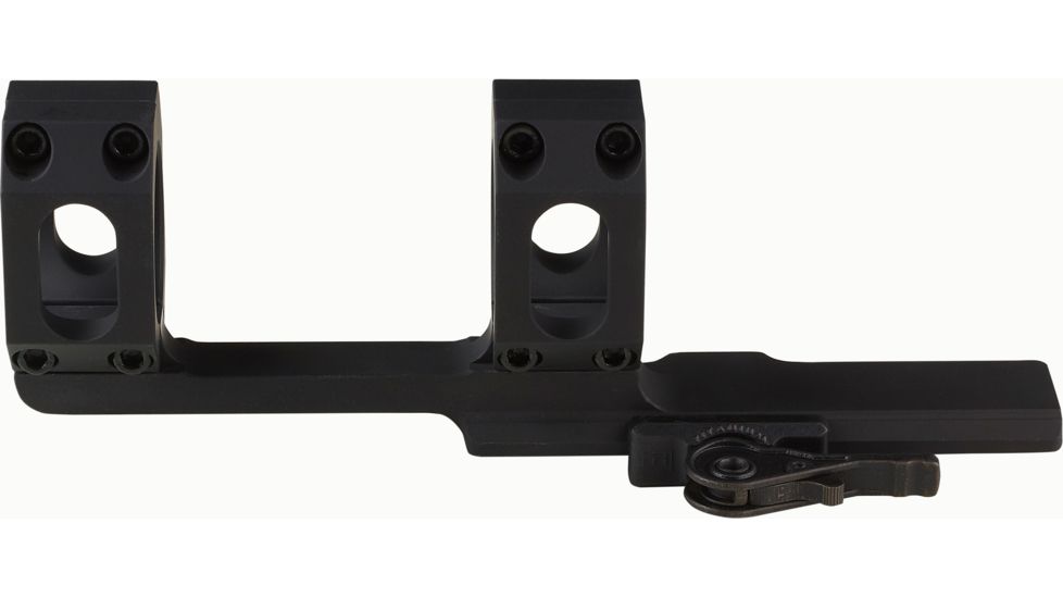 American Defense Manufacturing Dual Ring Scope Mount w/ a 3in Offset, Single QD Lever, 34mm Rings, Black, AD-SCOUT-X 34 STD-TL