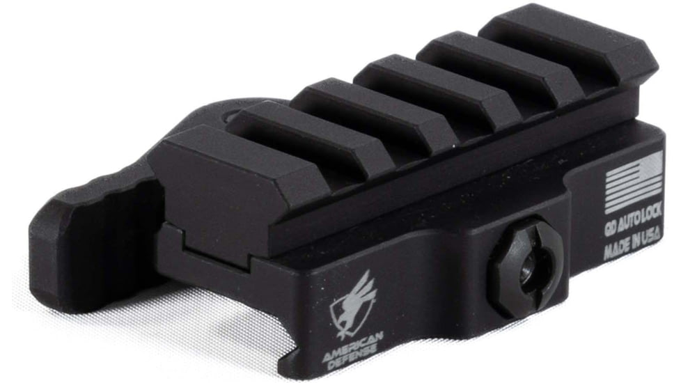 American Defense Manufacturing Picatinny QD Mount, 5LUG, Standard Lever, Black, AD-170-VPG 5LUG STD
