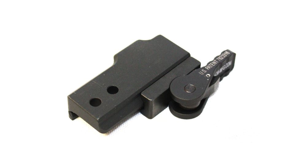 American Defense Manufacturing QD Bipod Mount for the GGG Bipod, Black, AD-190-TL