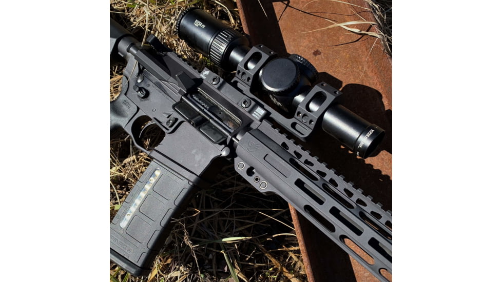 American Defense Manufacturing Recon M Dual Non-QD Rifle Scope Mount, 30mm, Black, AD-RECON-M-30-GIS
