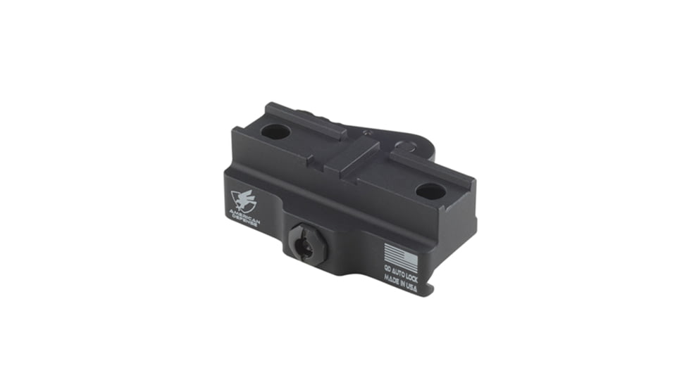 American Defense Manufacturing Vortex Spitfire 1x Optic QD Base, Standard Legacy Lever, Co-Witness Spitfire Height, Right Hand, Black, AD-SPITFIRE-1X-CO-STD