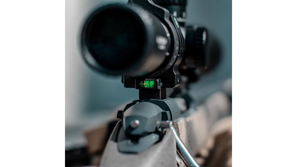 Anarchy Outdoors Remington 700 &amp; Bergara 30 MOA Scope Base w/ Bubble Level, Short Action, Black, 791617485501