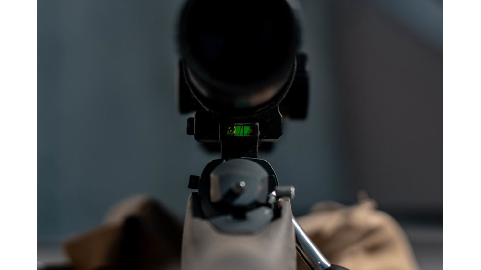 Anarchy Outdoors Remington 700 &amp; Bergara 30 MOA Scope Base w/ Bubble Level, Short Action, Black, 791617485501