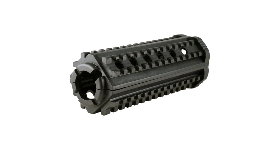 MFT AR15/M16 4 Sided Rail - Polymer - M-4 Carbine, Black M44S