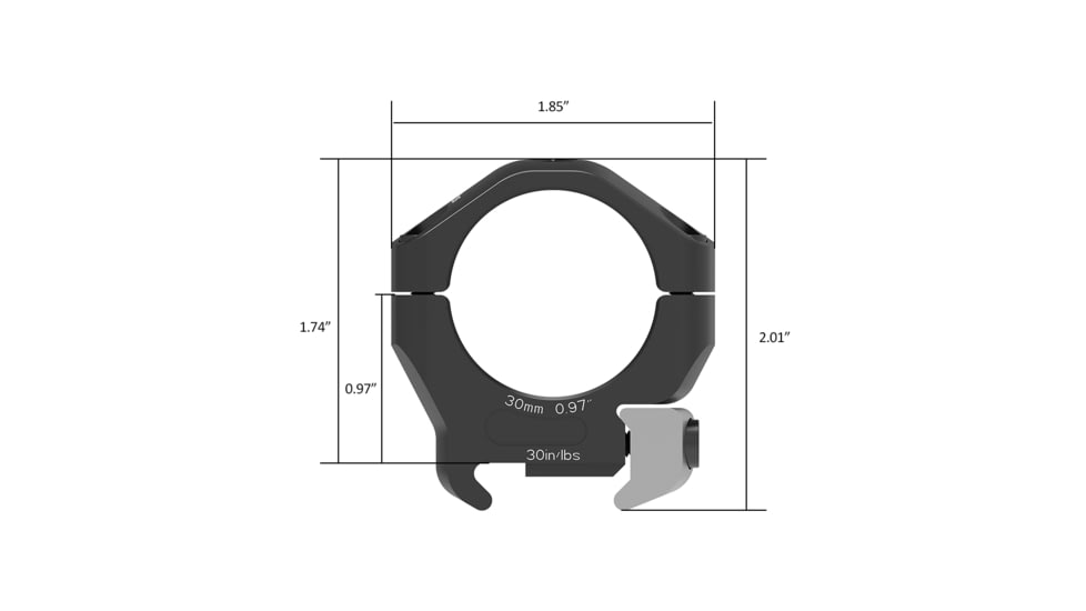 Arken Optics Halo Titanium Scope Rings
