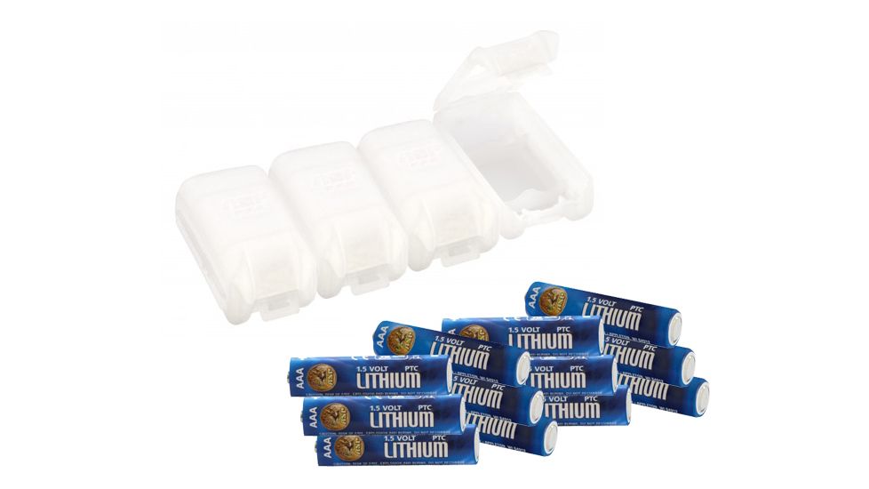 ASP AAA Lithium Batteries 12 Pack and Link Case 3031