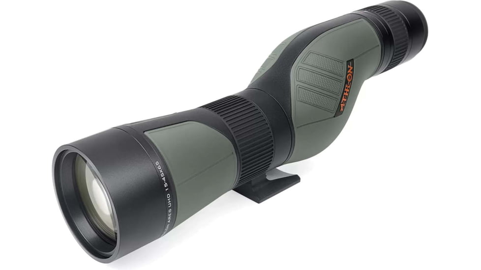 Athlon Optics Ares Gen II 15-45x65mm UHD Spotting Scopes, Straight Angle, Green, 312004