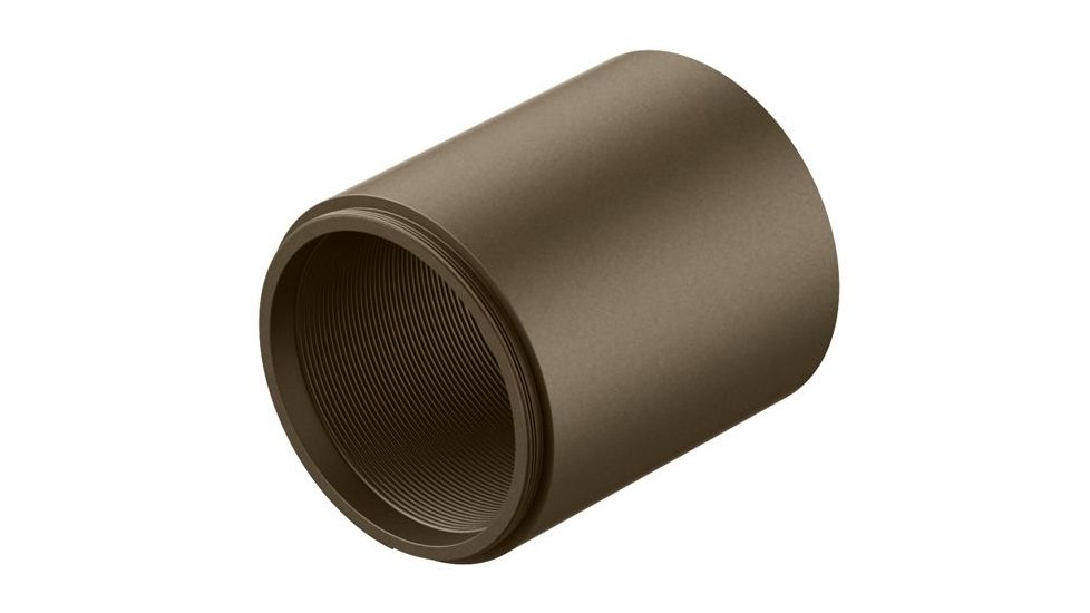 Athlon Optics Rifle Scope Sunshade, 56mm Objective Lens, 3in Length, Ares ETR, Matte, Brown, 212100SB