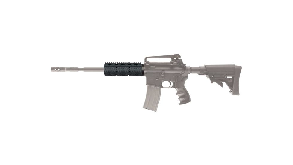 AR-15 Carbine Free Float Forend mounted to rifle