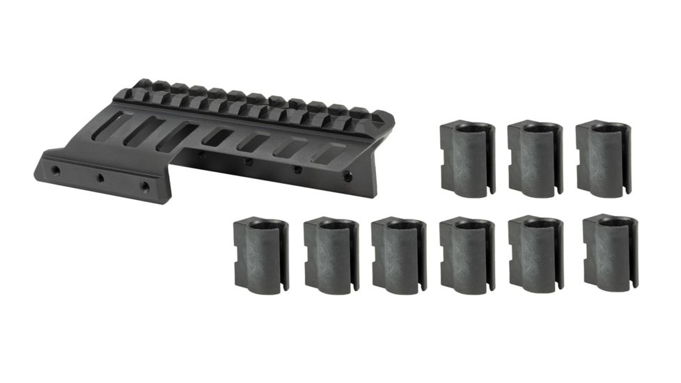 ATI Outdoors Gen2 Halo Shotgun Side Saddle, 9-Shell Customizable, Mossberg 500/590, Black, A.5.10.2551