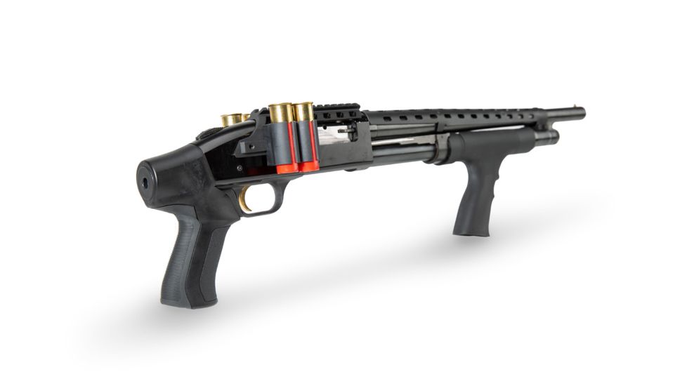 ATI Outdoors Gen2 Halo Shotgun Side Saddle, 9-Shell Customizable, Mossberg 500/590, Black, A.5.10.2551