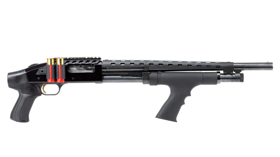 ATI Outdoors Gen2 Halo Shotgun Side Saddle, 9-Shell Customizable, Mossberg 500/590, Black, A.5.10.2551