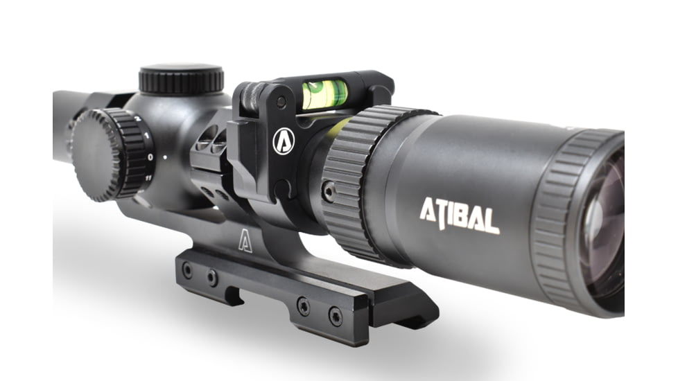 Atibal Extended Scope Bubble Level, 30mm, Anodize, Black, AT-ESBL