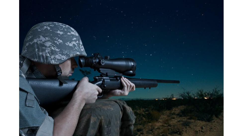 ATN Mars6x Generation 2 Night Vision Weapon Scope, CGT, 45-54 lp/mm Resolution - NVWSMRS6C0